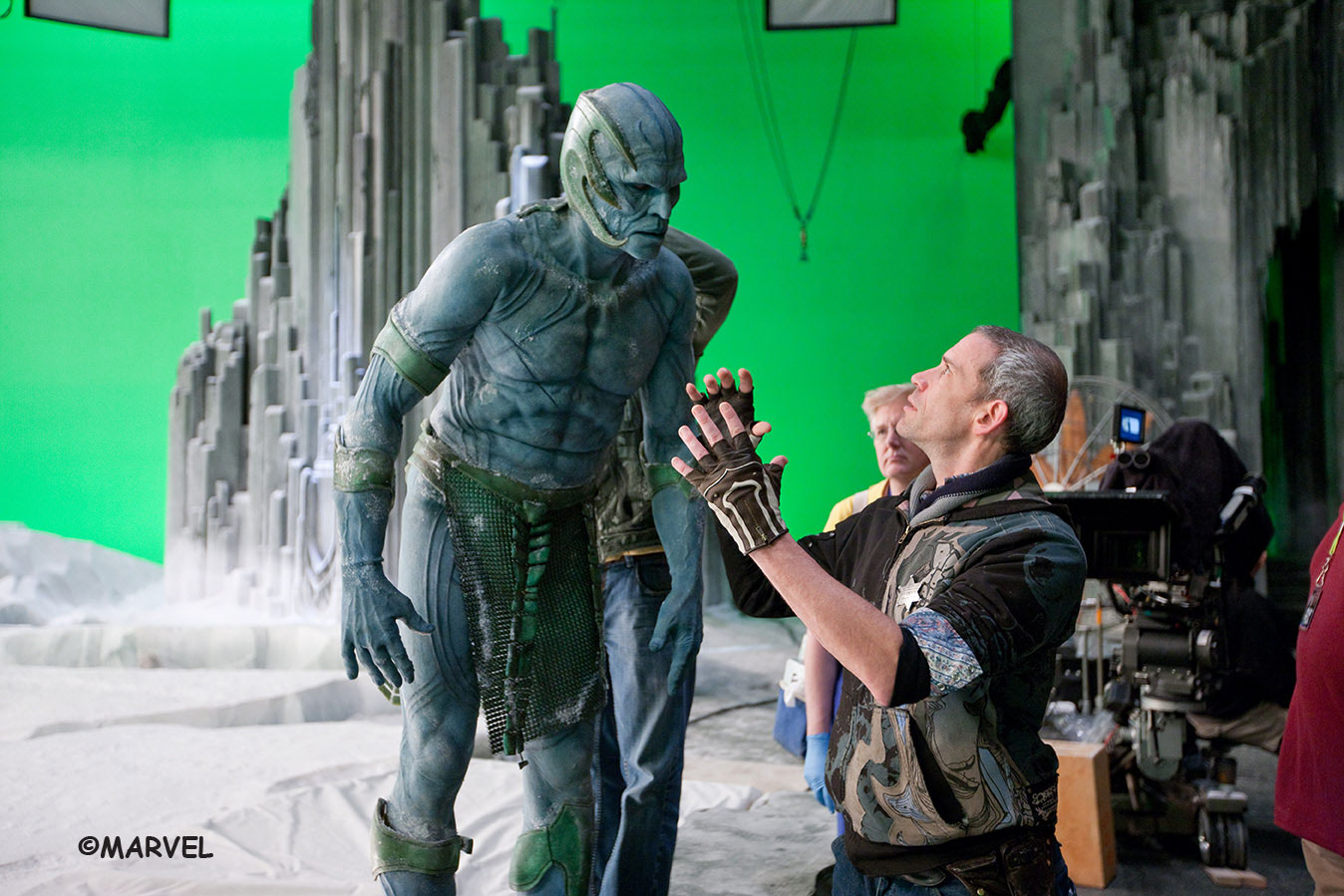 Frost giant direction on set